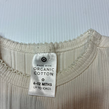 Load image into Gallery viewer, Girls Target, ribbed organic cotton blend bodysuit / romper, EUC, size 0,  