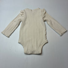 Load image into Gallery viewer, Girls Target, ribbed organic cotton blend bodysuit / romper, EUC, size 0,  