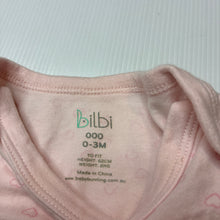 Load image into Gallery viewer, Girls Bilbi, soft feel stretchy bodysuit / romper, EUC, size 000,  
