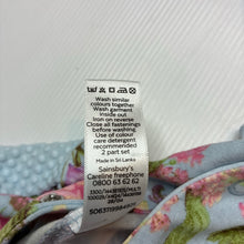 Load image into Gallery viewer, Girls Tu, floral organic cotton coverall / romper, EUC, size 0,  