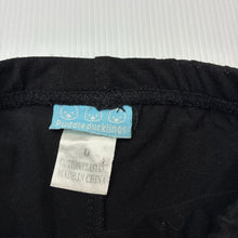 Load image into Gallery viewer, Girls Puddle Ducklings, black stretchy leggings / bottoms, GUC, size 0,  