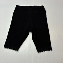 Load image into Gallery viewer, Girls Puddle Ducklings, black stretchy leggings / bottoms, GUC, size 0,  