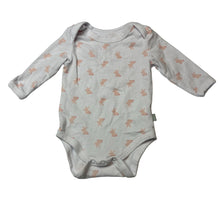 Load image into Gallery viewer, Girls Bilbi, soft feel stretchy bodysuit / romper, rabbits, EUC, size 000,  