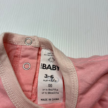 Load image into Gallery viewer, Girls Cotton On, pink cotton tee / top, rainbow, FUC, size 00,  