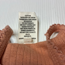Load image into Gallery viewer, Girls Target, organic cotton pointelle singletsuit / romper, EUC, size 0000,  