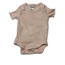 Load image into Gallery viewer, Girls Anko, pink ribbed bodysuit / romper, EUC, size 0000,  