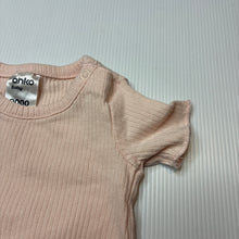 Load image into Gallery viewer, Girls Anko, pink ribbed bodysuit / romper, EUC, size 0000,  
