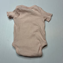 Load image into Gallery viewer, Girls Anko, pink ribbed bodysuit / romper, EUC, size 0000,  