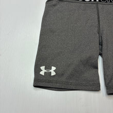 Load image into Gallery viewer, Girls Under Armour, grey sports / activewear shorts, Youth Meduim, GUC, size 10-11,  