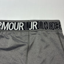Load image into Gallery viewer, Girls Under Armour, grey sports / activewear shorts, Youth Meduim, GUC, size 10-11,  