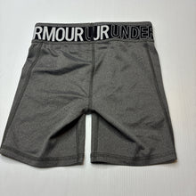 Load image into Gallery viewer, Girls Under Armour, grey sports / activewear shorts, Youth Meduim, GUC, size 10-11,  