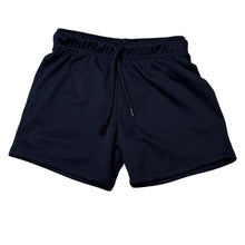 Load image into Gallery viewer, Boys Young Original, navy activewear shorts, elasticated, FUC, size 4,  
