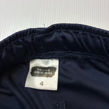 Load image into Gallery viewer, Boys Young Original, navy activewear shorts, elasticated, FUC, size 4,  