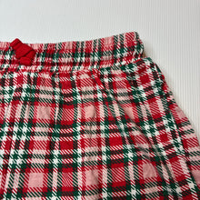 Load image into Gallery viewer, Girls Tilii, checked cotton Christmas pyjama shorts, EUC, size 14,  