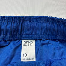 Load image into Gallery viewer, Boys Anko, lightweight board shorts, elasticated, EUC, size 10,  