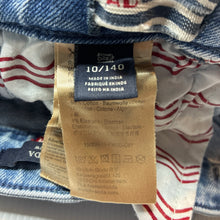 Load image into Gallery viewer, Girls SCOTCH &amp; SODA, stretch denim jean shorts, adjustable, GUC, size 10,  