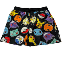 Load image into Gallery viewer, Boys Nintendo, Pokemon lightweight board shorts, elasticated, EUC, size 9,  