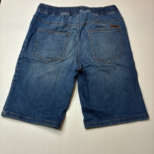 Load image into Gallery viewer, Boys Country Road, stretch denim jean shorts, elasticated, GUC, size 14,  