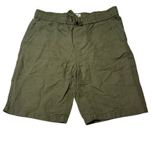 Load image into Gallery viewer, Boys Country Road, khaki cotton / linen shorts, elasticated, GUC, size 14,  