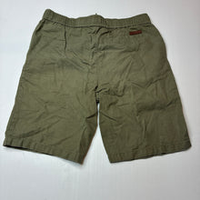 Load image into Gallery viewer, Boys Country Road, khaki cotton / linen shorts, elasticated, GUC, size 14,  
