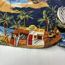 Load image into Gallery viewer, Boys Hawaiian, lightweight cotton shorts, elasticated, EUC, size 7,  