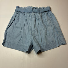 Load image into Gallery viewer, Girls Anko, chambray cotton shorts, elasticated, GUC, size 12,  