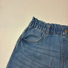 Load image into Gallery viewer, Girls Target, lightweight denim shorts, elasticated, FUC, size 12,  