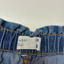 Load image into Gallery viewer, Girls Target, lightweight denim shorts, elasticated, FUC, size 12,  
