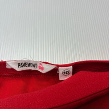 Load image into Gallery viewer, Girls Pavement, red stretchy skirt, elasticated, L: 34cm, EUC, size 10,  