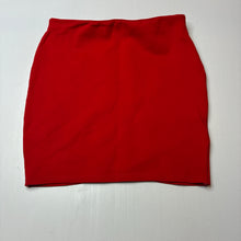 Load image into Gallery viewer, Girls Pavement, red stretchy skirt, elasticated, L: 34cm, EUC, size 10,  
