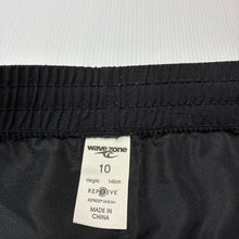 Load image into Gallery viewer, Girls Wave Zone, lightweight board shorts, elasticated, EUC, size 10,  