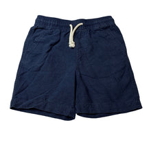 Load image into Gallery viewer, Boys Anko, navy cotton shorts, elasticated, GUC, size 7,  