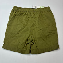 Load image into Gallery viewer, Boys Anko, green stretch cotton shorts, elasticated, NEW, size 10,  