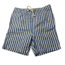 Load image into Gallery viewer, Boys Seed, striped lightweight shorts, elasticated, GUC, size 10,  