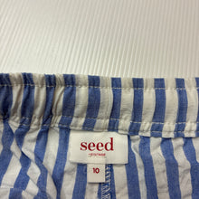 Load image into Gallery viewer, Boys Seed, striped lightweight shorts, elasticated, GUC, size 10,  
