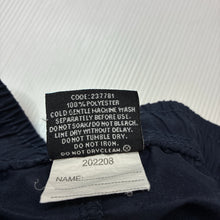 Load image into Gallery viewer, Boys School Zone, navy school lightweight shorts, elasticated, GUC, size 16,  