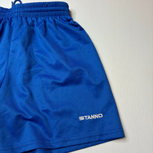 Load image into Gallery viewer, Boys STANNO, blue sports / activewear shorts, elasticated, GUC, size 10-12,  