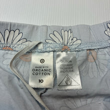 Load image into Gallery viewer, Girls Target, organic cotton pyjama shorts, GUC, size 10,  