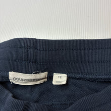 Load image into Gallery viewer, Boys Country Road, navy cotton casual shorts, elasticated, GUC, size 12,  