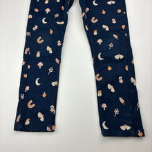 Load image into Gallery viewer, Girls Milkshake, stretchy knit denim pants, adjustable, Inside leg: 44cm, GUC, size 5,  