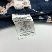 Load image into Gallery viewer, Girls Milkshake, stretchy knit denim pants, adjustable, Inside leg: 44cm, GUC, size 5,  
