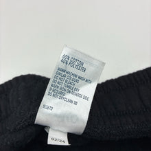 Load image into Gallery viewer, Unisex Anko, black fleece lined track pants, Inside leg: 47cm, EUC, size 7,  
