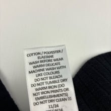 Load image into Gallery viewer, Girls Target, black ribbed flared leggings, Inside leg: 75cm, GUC, size 16,  