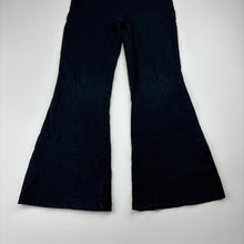 Load image into Gallery viewer, Girls Anko, black bootcut leggings, Inside leg: 43cm, FUC, size 5,  