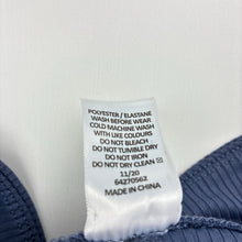 Load image into Gallery viewer, Girls Target, blue ribbed leggings, Inside leg: 58cm, EUC, size 10,  