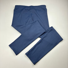 Load image into Gallery viewer, Girls Target, blue ribbed leggings, Inside leg: 58cm, EUC, size 10,  
