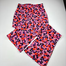 Load image into Gallery viewer, Girls Target, colourful floral bootcut leggings, Inside leg: 73cm, EUC, size 14,  