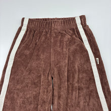 Load image into Gallery viewer, Unisex Bonds, brown terry cotton pants, elasticated, Inside leg: 29cm, EUC, size 3,  