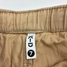 Load image into Gallery viewer, Boys KID, cotton cargo pants, elasticated, Inside leg: 55cm, FUC, size 7,  