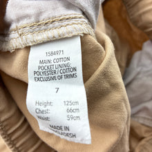 Load image into Gallery viewer, Boys KID, cotton cargo pants, elasticated, Inside leg: 55cm, FUC, size 7,  
